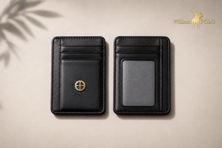 WİLLİAMPOLO Minimal Hakiki Deri Unisex Kartlık