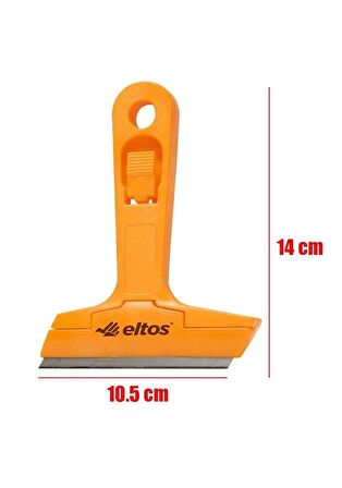 Eltos Cam Kazıma Bıçağı Yedek Jiletli Saplı 14.5 cm CKS002