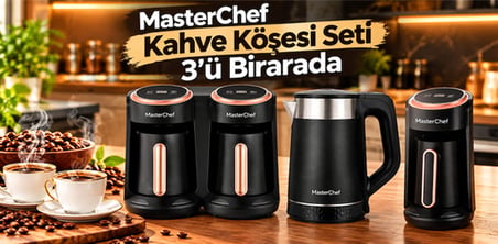 MasterChef Kahve Köşesi Seti 3’ü Birarada