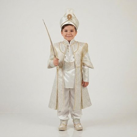 Şehzade Serisi Lüks Sünnet Kıyafeti Seti (5-13 Yaş)
