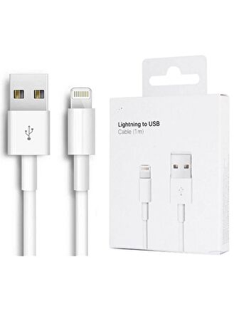 Iphone Uyumlu Şarj Aleti Kablosu 5 6 7 8 Plus Xs Max 1m Lightning Usb Kablosu