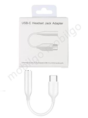 Samsung Galaxy S23 Ultra Uyumlu 3.5 Mm Type C Kulaklık Çevirici