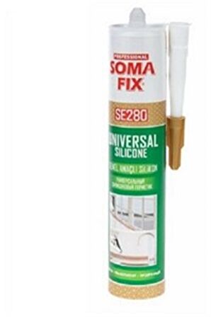 more home  280 Gr Şeffaf Somafix Fermfıx Genel Amaçlı Asetik Silikon