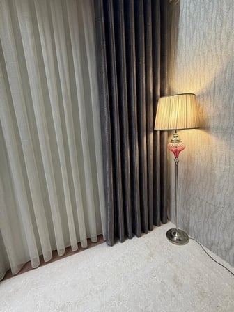 NİVEMESHOME PORTOFİNO 03 KREM 1/2,5 PİLELİ TÜL PERDE APM
