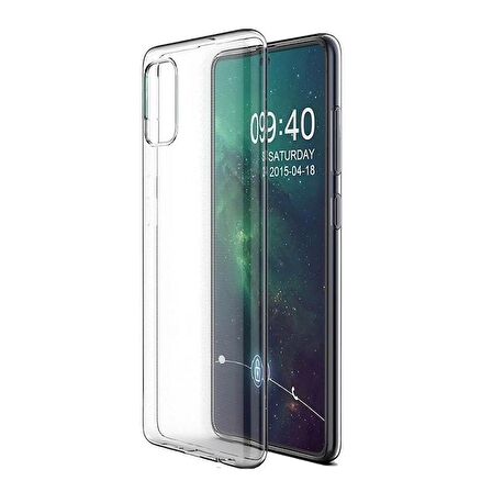 Smcase Samsung Galaxy A81 Kılıf Lüks Silikon  Nano Ekran Koruyucu