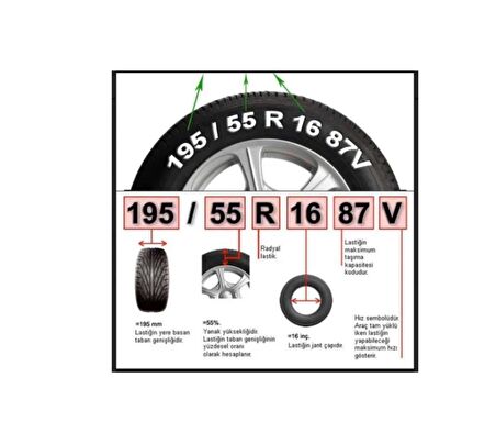 155x12 Ebatlarına Uyumlu Takmatik X Tipi Kar Patinaj Zinciri