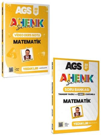 Yediiklim 2027 MEB AGS Ahenk Serisi Matematik Video Ders Notu ve Soru Seti 