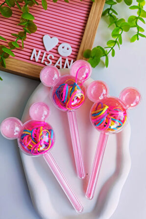 Mickey Mouse Kutulu Lastik Toka 1 Adet