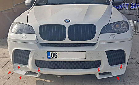 Bmw X6 E71 2008-2011 M Tampon Alt Flap