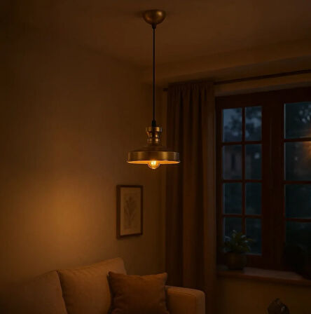 Modesco Antigua Tekli Dekoratif Sarkıt Avize