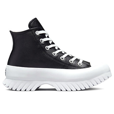 Chuck Taylor All Star Lugged 2.0 Leather Kadın Siyah Sneaker Ayakkabı A03704C