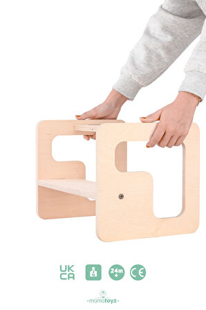 Kule StepIn Box Basamak Natural Renk