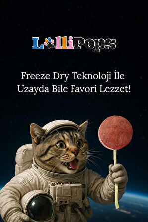 - Kedi ve Köpekler için LoliPop Ödülü - %100 doğal / Yenilebilir Çubuklu /  6 lı