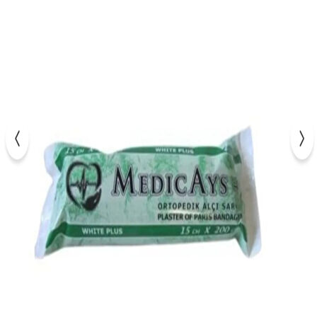 Medicays+ Tıbbi Ortapedik Alçı Sargısı 15cm x 200cm 50 adet