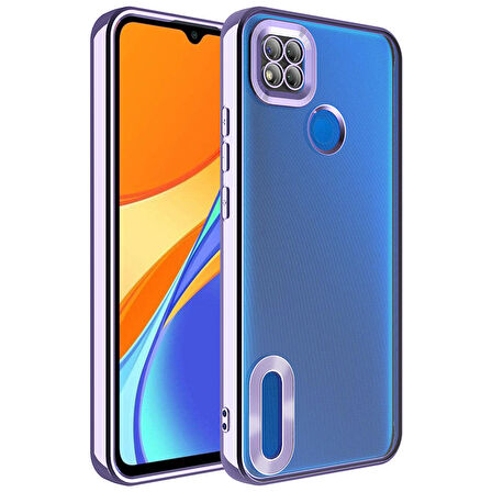 Gpack Xiaomi Redmi 9C Kılıf Logo Gösteren Kamera Korumalı Silikon