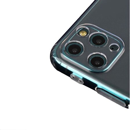 Smcase iPhone 12 Mini Kılıf Kamera Korumalı Anti Şok Silikon  Nano Ekran Koruyucu