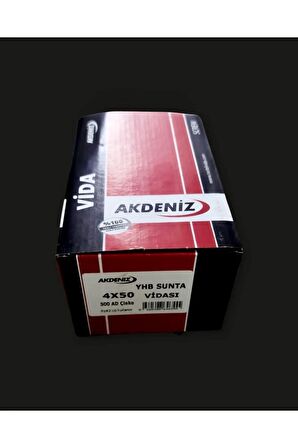 4x50 Çinko Sunta Vidası 500 Adet
