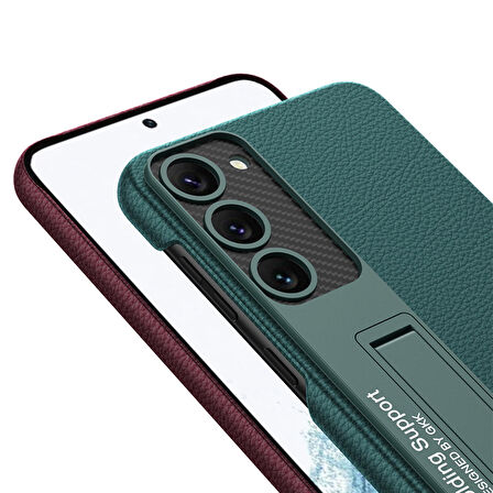 Gpack Samsung Galaxy S23 Kılıf Kalemlikli Standlı Deri Görünüm