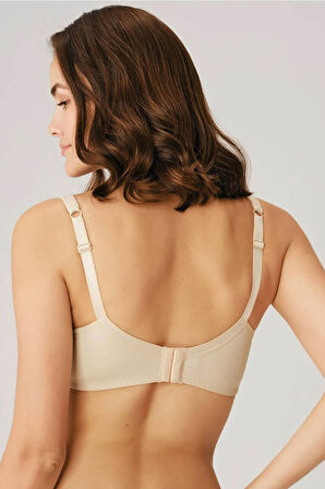 Kadın Toparlayıcı  Kahverengi Balenli Desteksiz Dolgusuz Küçültücü Sütyen 