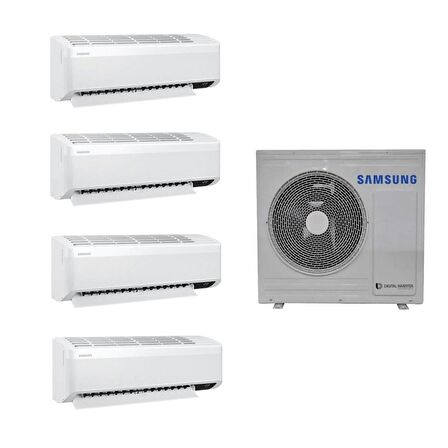 Samsung Wind Free Multi 1+4 AJ080TXJ4KH/EA 9+9+12+12 İç 8 kw Dış Ünite