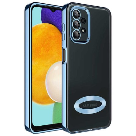 Gpack Samsung Galaxy A23 Kılıf Logo Gösteren Kamera Korumalı Silikon