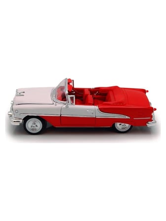 Welly 1955 Oldsmobile Super 88 Üstü Açık Kırmızı 1:18 Model Araba