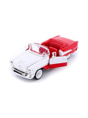 Welly 1955 Oldsmobile Super 88 Üstü Açık Kırmızı 1:18 Model Araba