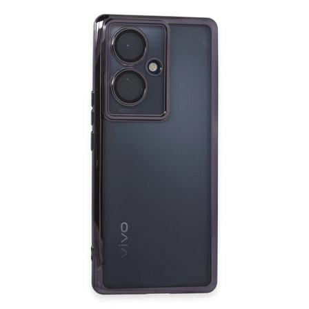 Vivo V29 Lite Kılıf Razer Lensli Silikon - Mor