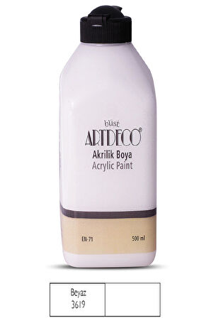 Artdeco Akrilik Boya 500 Ml Beyaz Y 070L 3619