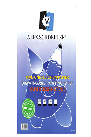 Alex Schoeller Resim Kağıdı 25X35 Cm 120 Gram 100lü 120.25 Alx 5006