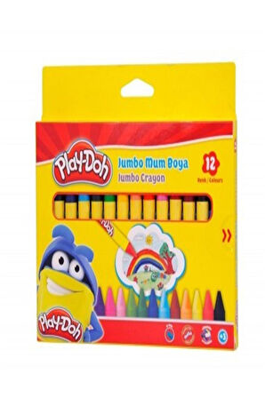 12 Renk Jumbo Crayon Mum Boya