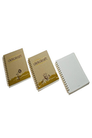 Kareli Defter A6 80 Yaprak Dekokraft