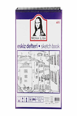 Monaalisa Eskiz A3 120gr 50 Yaprak Telli