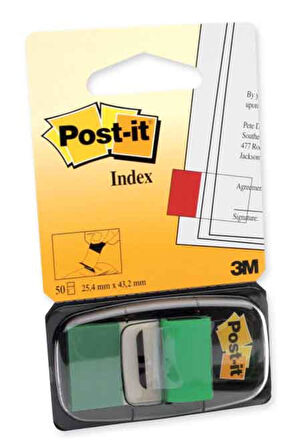 Post İt® 680 3 İndeks Yeşil 50 Yp.