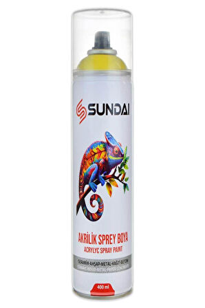 Akrilik Sprey Boya 400ml Sarı Ral1018
