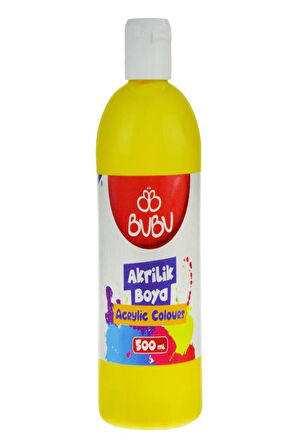 Bu Bu Akrilik Boya 500 Gr. Sarı Akr023