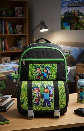 İLK OKUL ÇANTASI KAREKTER DESENLİ LAPTOP BÖLMELİ  SİYAH ERKEK İLKOKUL ORTOPEDIK  SIRT ÇANTASI 41*27*17 CM
