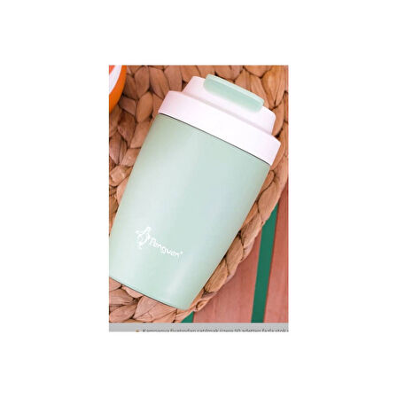PENGUEN 3047 TERMOS YEŞİL KAHVE KUPA 400ML