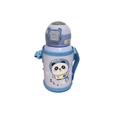 AKILLIELMA-TAROS CUTE MAVİ ANİMALS ÇELİK MATARA 500 ML