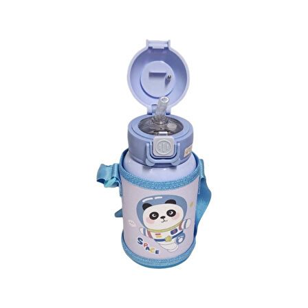 AKILLIELMA-TAROS CUTE MAVİ ANİMALS ÇELİK MATARA 500 ML