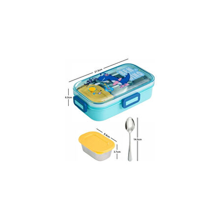 AKILLIELMA-LUNCH BOX BESLENME KABI ÇELİK İTHAL ENJOY YEŞİL K.2537 92553 0237