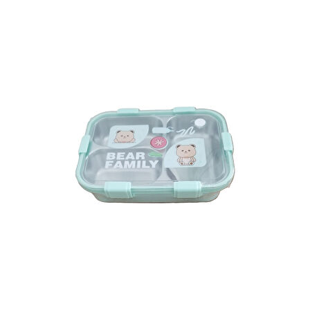 AKILLIELMA -LAXSON BESLENME KABI ÇELİK İTHAL BEAR FAMİLY YEŞİL 97088 0885