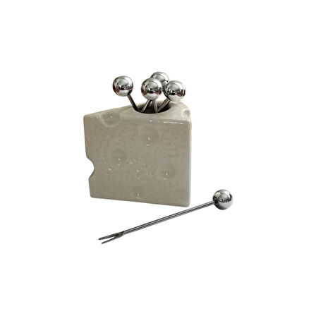 AKILLIELMA-KRD HOME MEYVE ÇATALI KRD-5034 BEYAZ