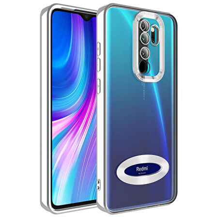 Gpack Xiaomi Redmi Note 8 Pro Kılıf Logo Gösteren Kamera Korumalı Silikon