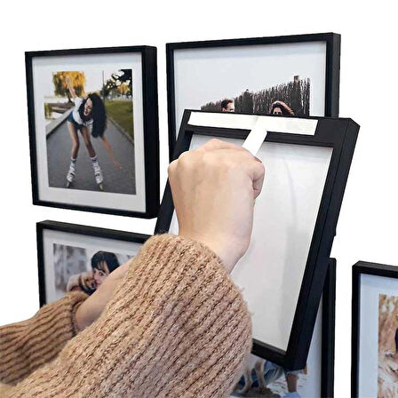 Nobbystar Yapışkanlı Sök Tak 20x20 Klasik Kare Çerçeveler - 3'lü Paket