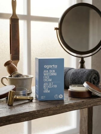 Agarta AHA Cilt Beyazlatıcı Yüz Kremi – Aydınlatıcı & Leke Karşıtı Gece Bakımı (50 ml)