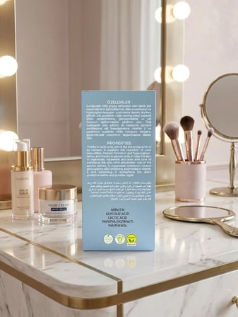 Agarta AHA Cilt Beyazlatıcı Yüz Kremi – Aydınlatıcı & Leke Karşıtı Gece Bakımı (50 ml)