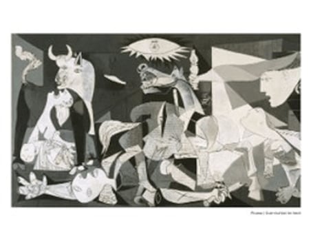 Picasso - Guernica'dan Bir Kesit - Poster