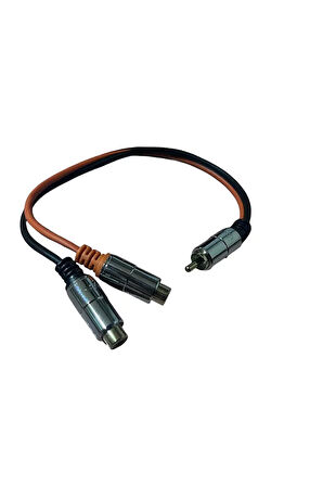 Anfi ters  Y kablo 1 erkek 2 dişi 30 cm silikon Rs- GW1M2F