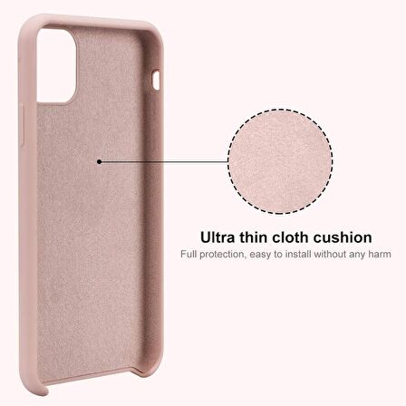 Smcase iPhone 12 Pro Kılıf Lansman İçi Süet Silikon